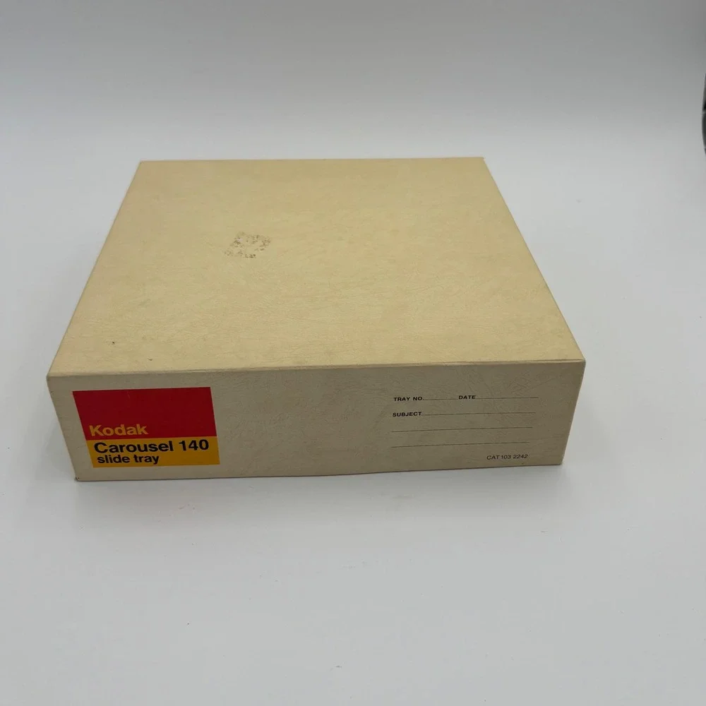Kodak Carousel 140 Slide Tray Unisex 140 Capacity Black Good Vintage Projector